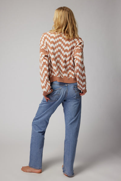 Crimp Yarn Gemma Sweater-Canyon Geo | Spiritual Gangster