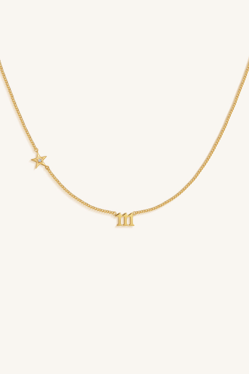111 Star Charm Necklace