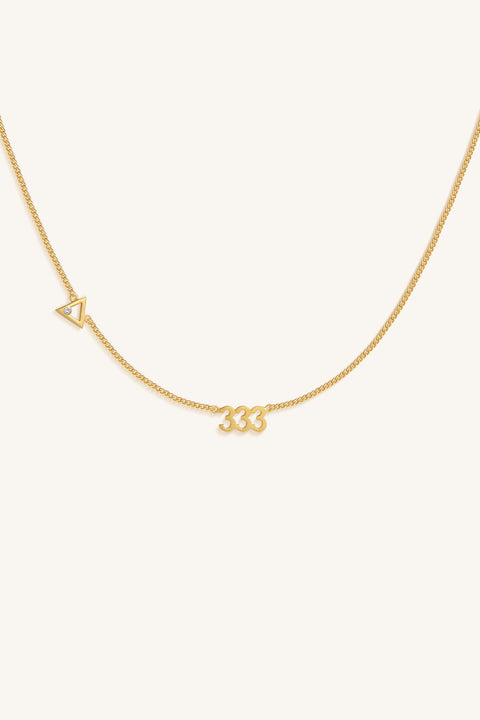 333 Triangle Necklace