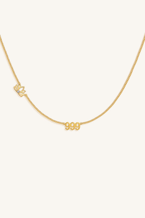 999 Lotus Necklace