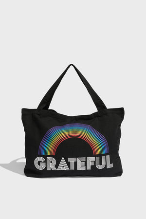 Rainbow Heart Tote Bag