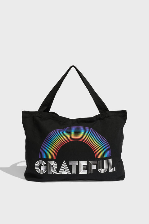 Rainbow Heart Tote Bag