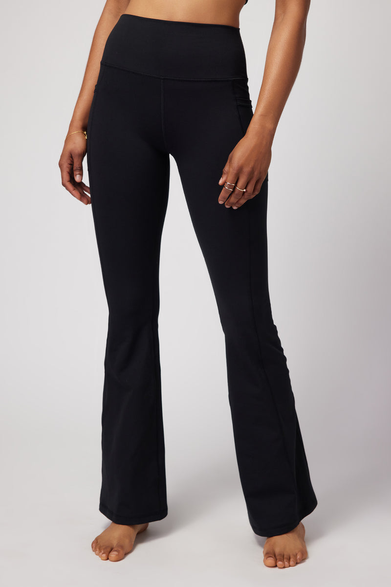 Brooklyn Dream Tech Eco Jersey Flare Pocket Legging