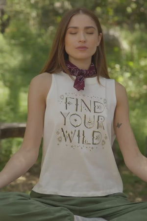 Find Your Wild Vibe Cotton Tank