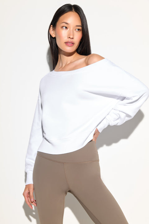 La Vida Off Shoulder Sweatshirt