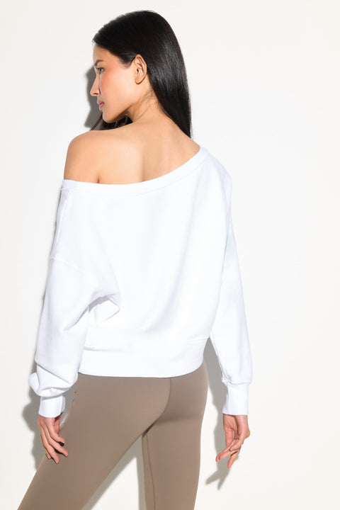 La Vida Off Shoulder Sweatshirt