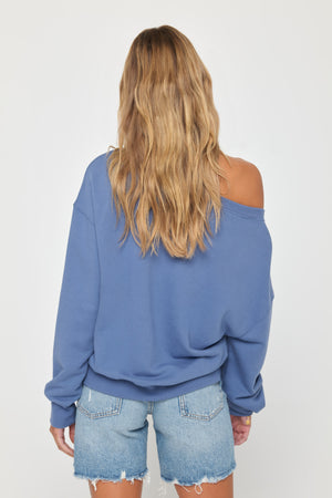 La Vida Off Shoulder Sweatshirt