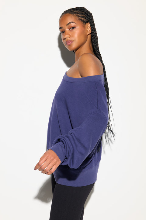 La Vida Off Shoulder Sweatshirt