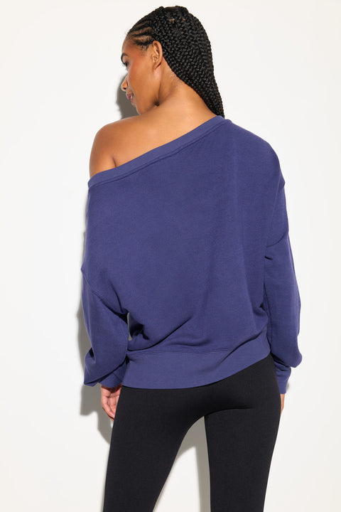 La Vida Off Shoulder Sweatshirt