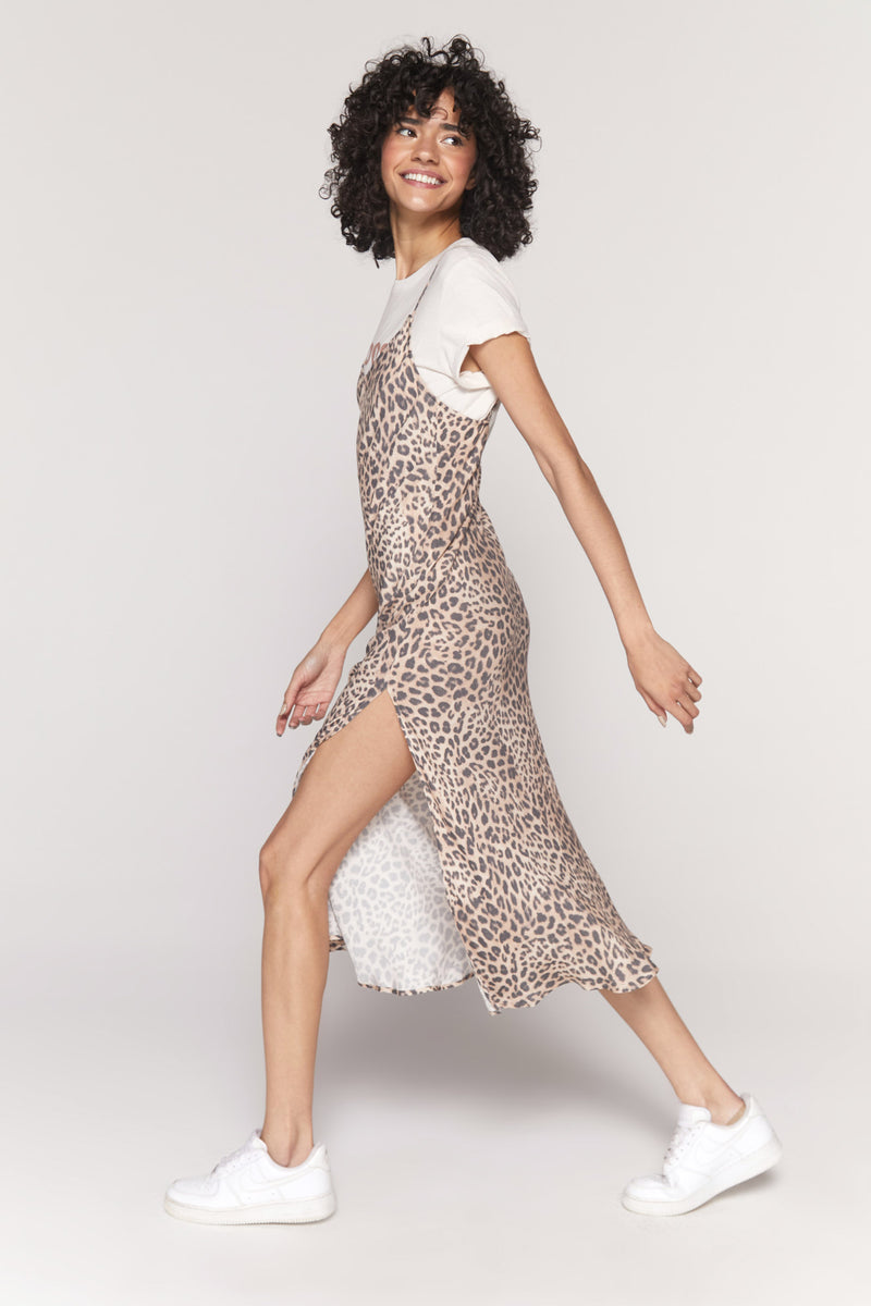 Leopard Slip Dress