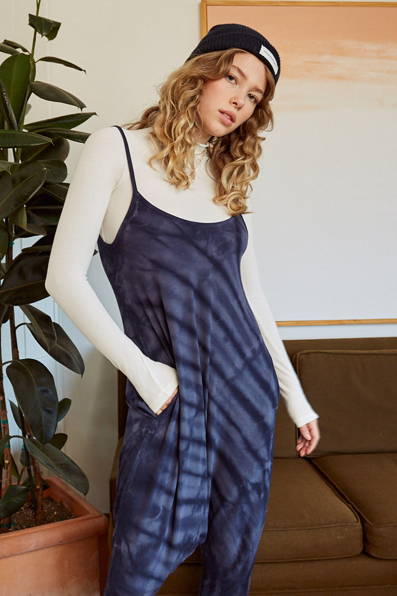 Harem Rib Jumpsuit