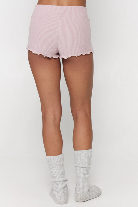 Ballet Rib Ruffle Edge Short