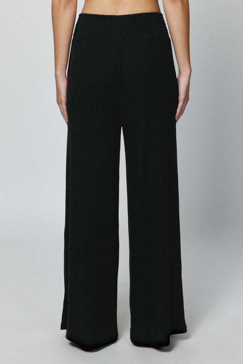Ballet Rib Wide Leg Pant