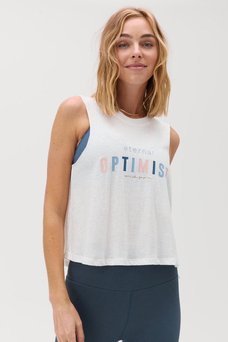 Eternal Optimist Crop Tank