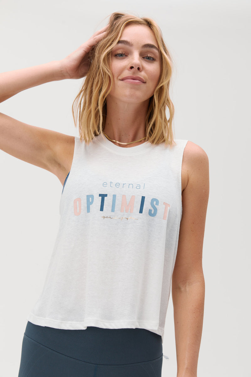 Eternal Optimist Crop Tank
