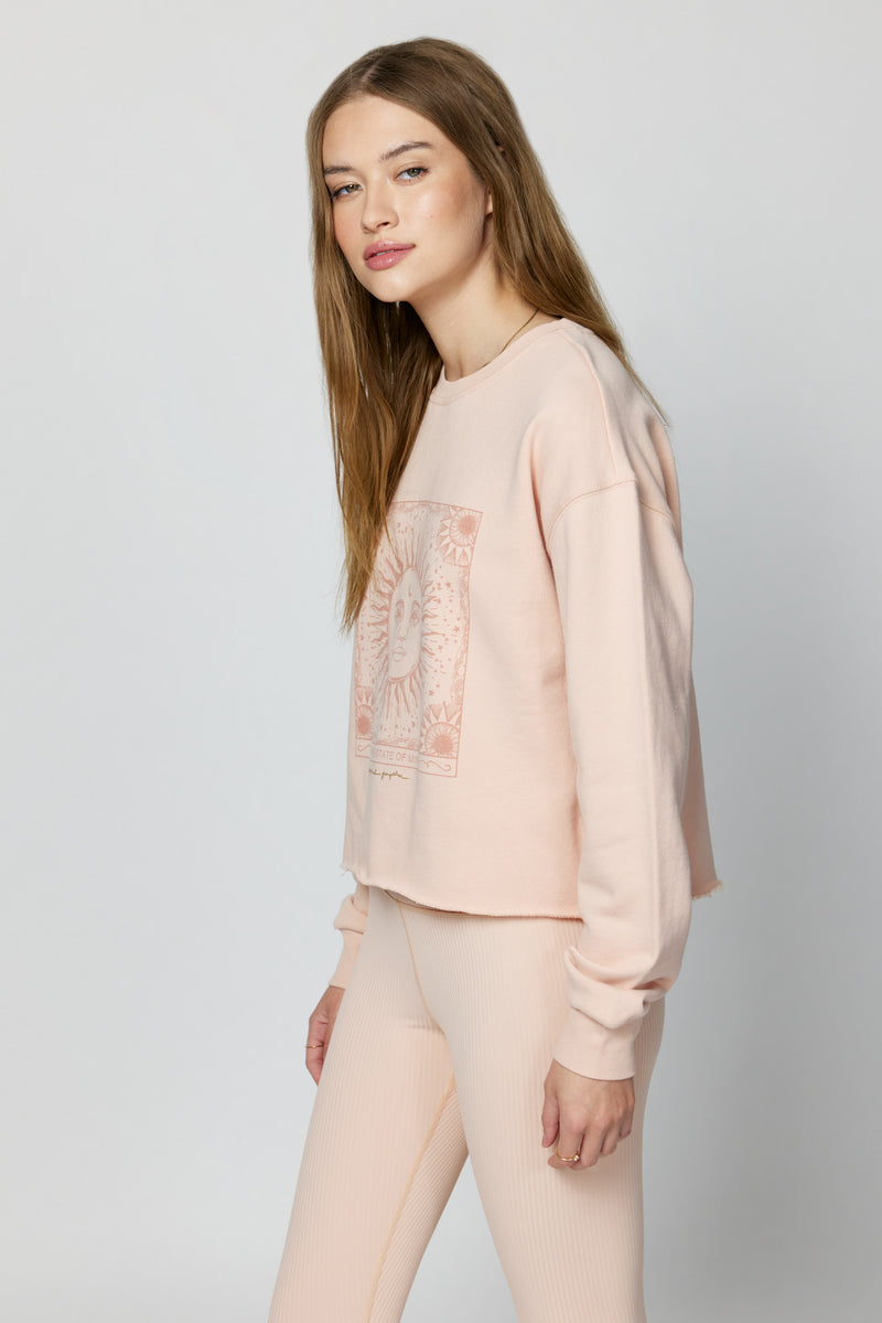 Sunshine Mazzy Crop Sweatshirt