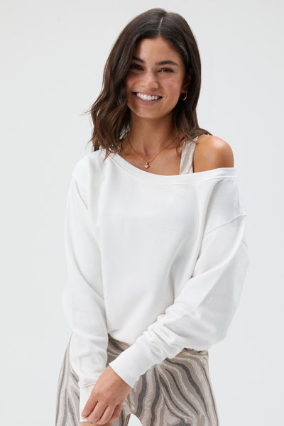 Vida Off Shoulder Sweatshirt