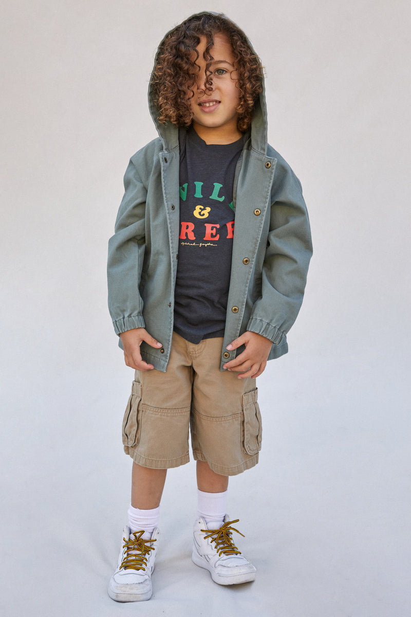 Ziggy Marley X SG Kids Hooded Military Jacket