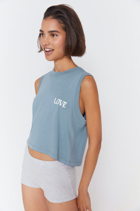 Love Box Crop Tank