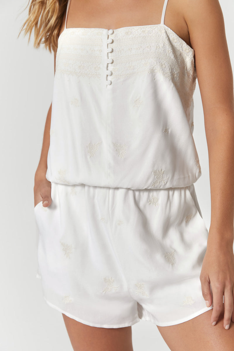 Dolce Embroidered Romper