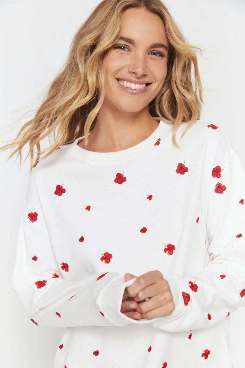 Floral Print Mazzy Sweatshirt