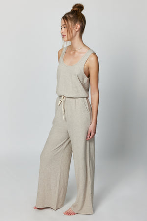Ballet Rib Wide Leg Perfect Jumpsuit