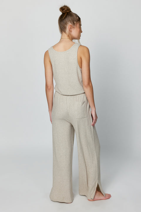 Ballet Rib Wide Leg Perfect Jumpsuit
